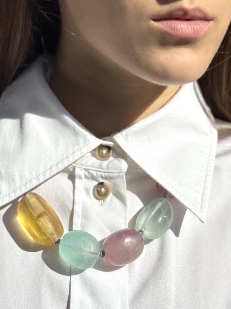 Necklace with Fluorite