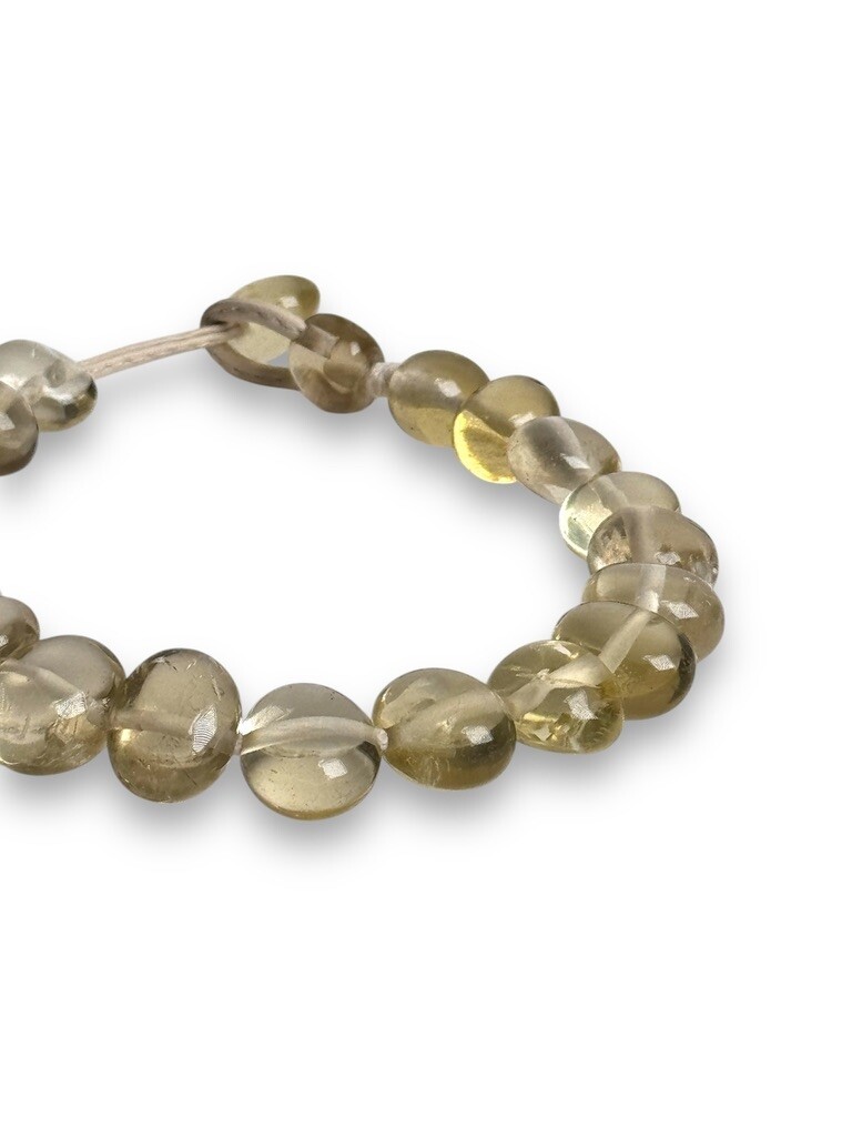 Necklace with lemon quartz